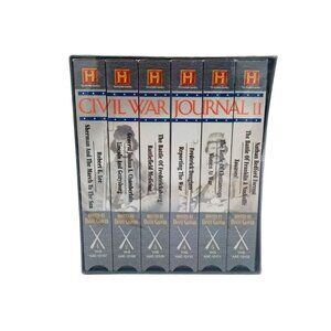 Civil War Journal II 6 VHS Box Set Hosted By Danny Glover A&E History Channel